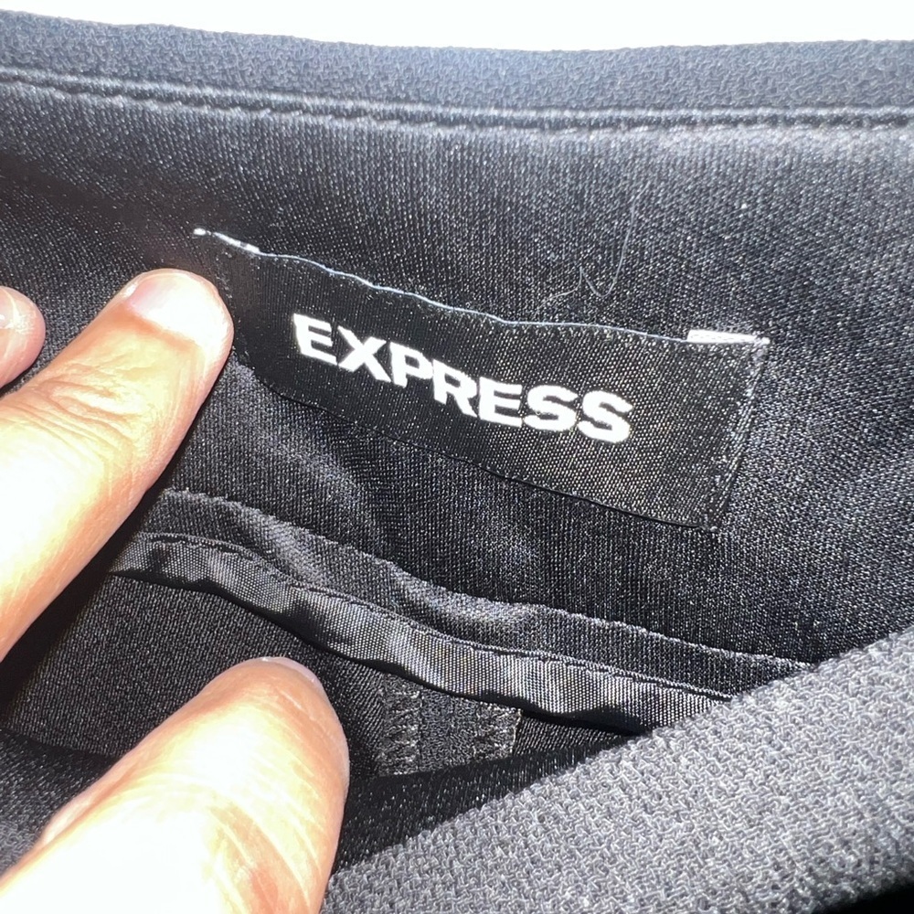 Express Black Wide Leg Women's Pants - Picture 3 of 4